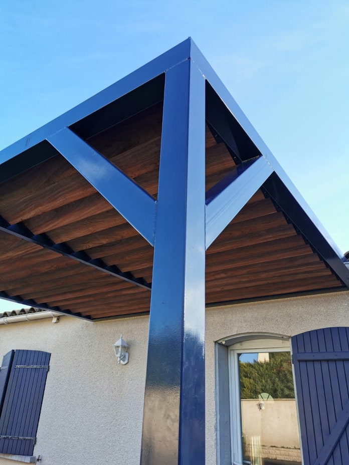 Pergola fer artisanal sur mesure