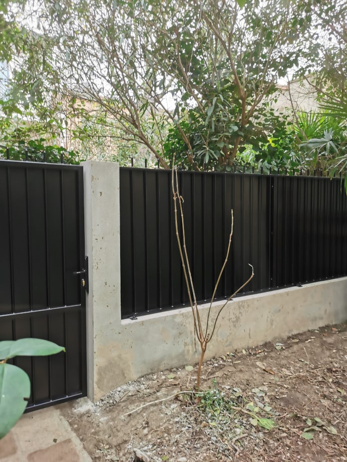 Portillion de cloture thermolaquage